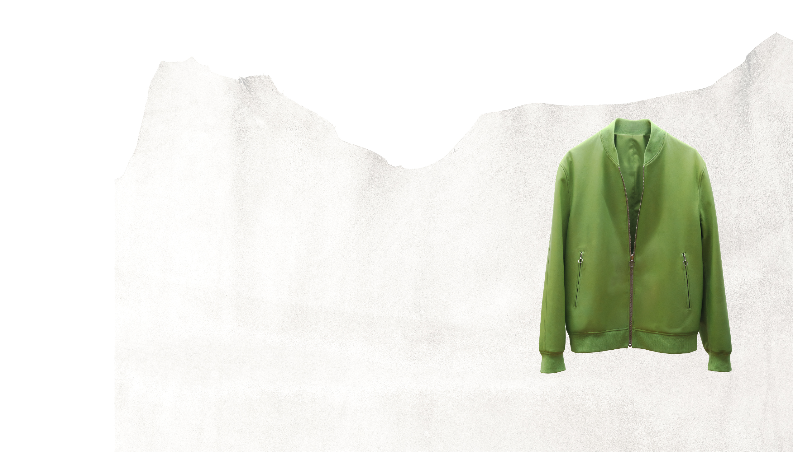 Dean+Zips Reversible – anise nymphea lambskin and kimono nylon