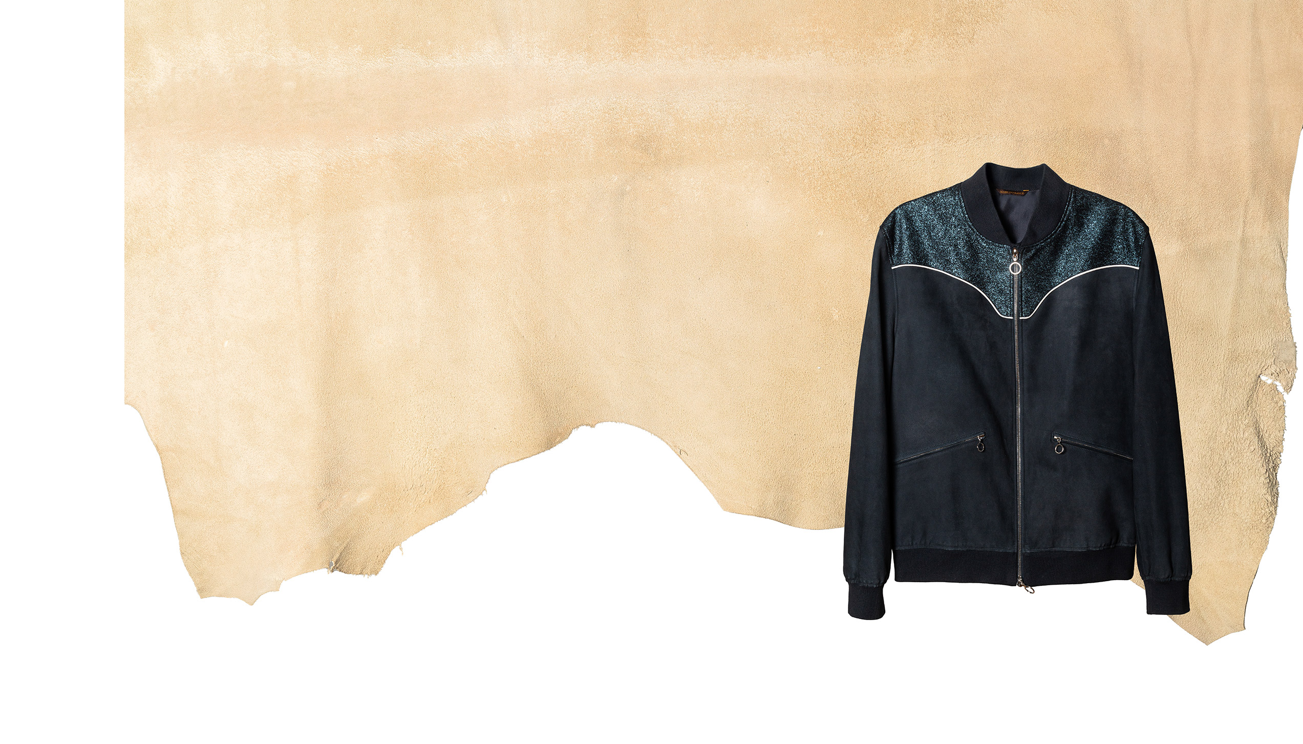 OK Corral suede metis glittery lambskin