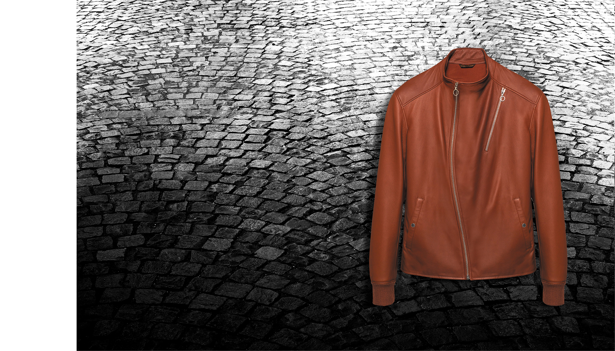 S3 jacket – Cobbler deer leather, lined with washed silk