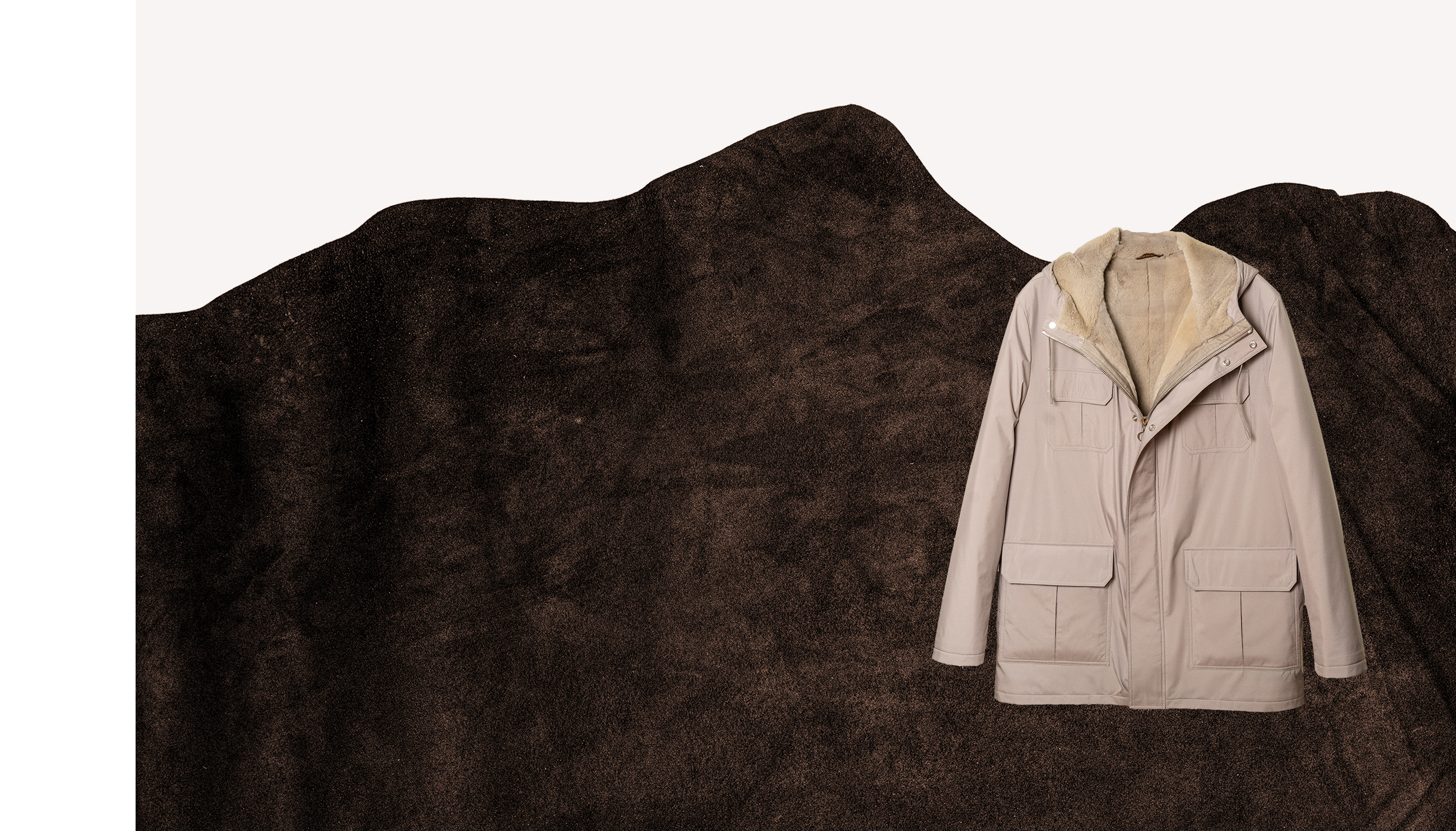 CIMINO taekwondo nylon and mink fur